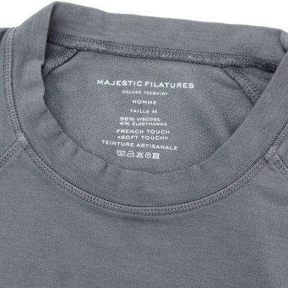 【新品】マジェスティック フィラチュール オム MAJESTIC FILATURES HOMME レーヨン 裏パイル スウェット グレー【サイズM】【GRY】【S/S/A/W】【状態ランクN】【メンズ】