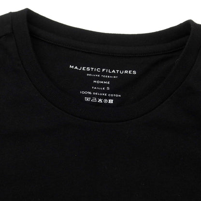 【新品】マジェスティック フィラチュール オム MAJESTIC FILATURES HOMME コットン クルーネック 長袖Ｔシャツ ブラック【サイズS】【BLK】【S/S/A/W】【状態ランクN】【メンズ】
[APD]