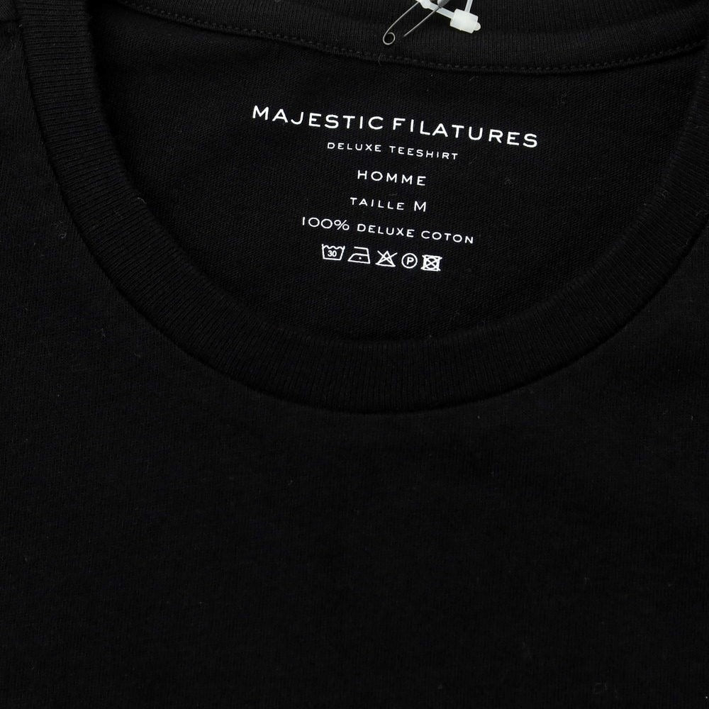 【新品】マジェスティック フィラチュール オム MAJESTIC FILATURES HOMME コットン クルーネック 長袖Ｔシャツ ブラック【サイズM】【BLK】【S/S/A/W】【状態ランクN】【メンズ】
[APD]