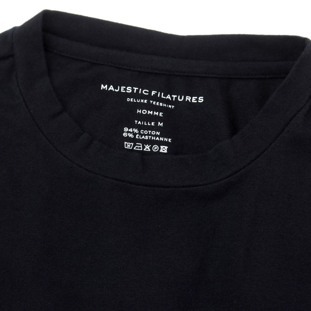 【新品】マジェスティック フィラチュール オム MAJESTIC FILATURES HOMME コットン クルーネック 長袖Ｔシャツ ネイビー【サイズM】【NVY】【S/S/A/W】【状態ランクN】【メンズ】
[APD]