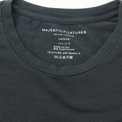 【新品】マジェスティック フィラチュール オム MAJESTIC FILATURES HOMME ストレッチコットン 長袖Ｔシャツ グリーングレー【サイズS】【GRY】【S/S/A/W】【状態ランクN】【メンズ】