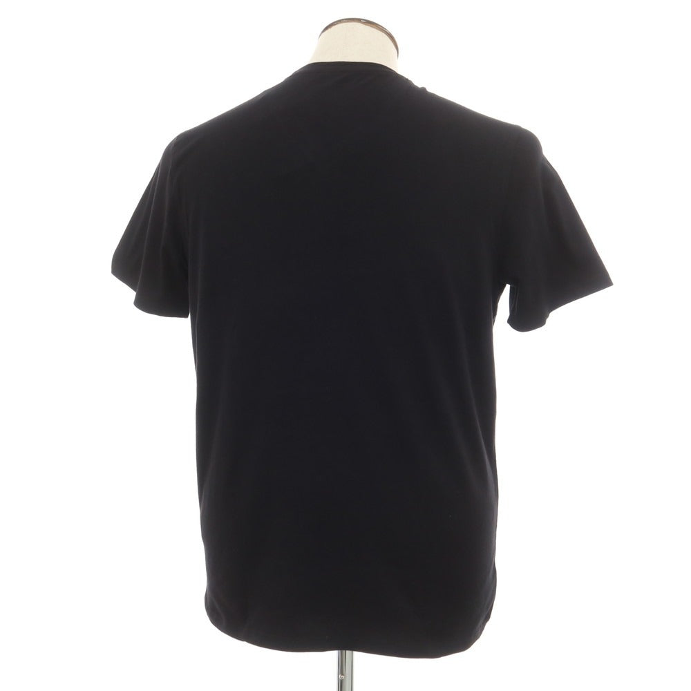 【新品】マジェスティック フィラチュール オム MAJESTIC FILATURES HOMME コットン Vネック 半袖Ｔシャツ ブラック【サイズL】【BLK】【S/S】【状態ランクN】【メンズ】