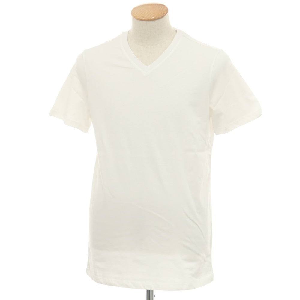 【新品】マジェスティック フィラチュール オム MAJESTIC FILATURES HOMME コットン Vネック 半袖Ｔシャツ ホワイト【サイズS】【WHT】【S/S】【状態ランクN】【メンズ】