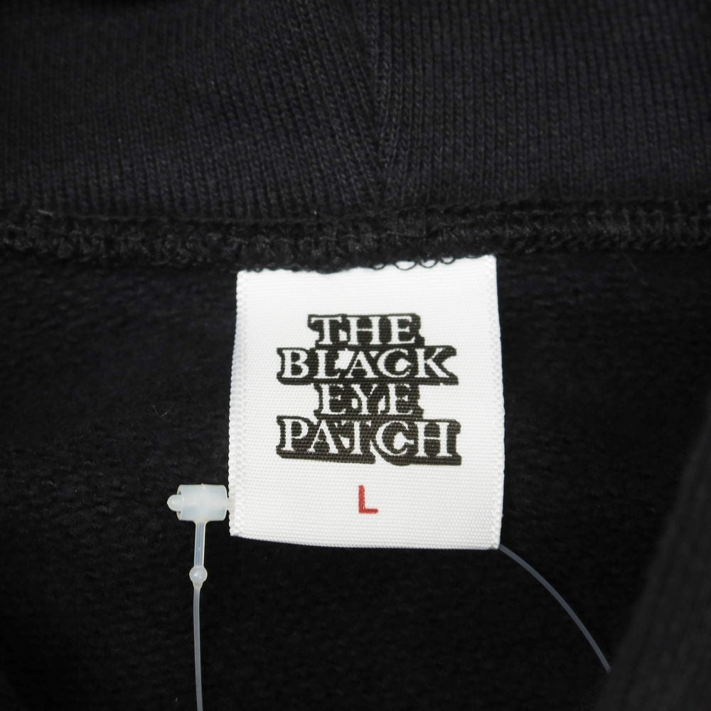 【中古】ブラックアイパッチ BlackEyePatch × スッパイマン 2024年秋冬 コットン パーカー ブラック【サイズL】【 状態ランクA 】【 メンズ 】 [EPD]