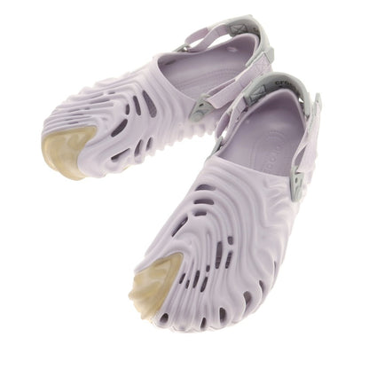 【中古】【未使用】クロックス crocs × SALAHE BEMBURY サンダル ライトパープル【 9 】【 状態ランクS 】【 メンズ 】