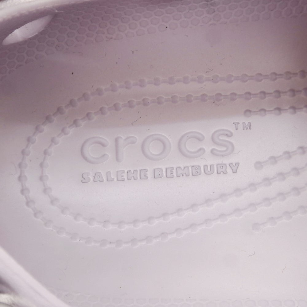 【中古】【未使用】クロックス crocs × SALAHE BEMBURY サンダル ライトパープル【 9 】【 状態ランクS 】【 メンズ 】