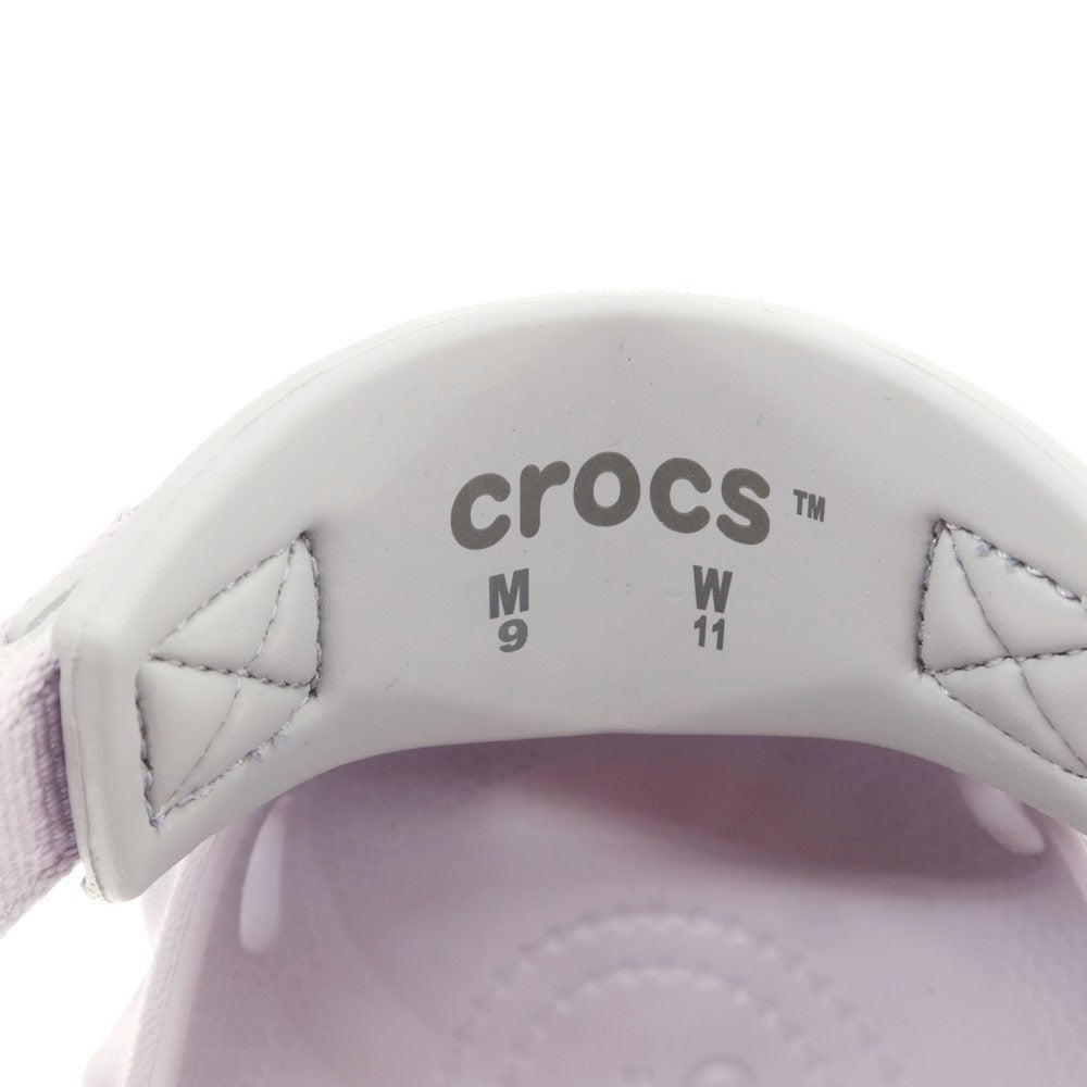 【中古】【未使用】クロックス crocs × SALAHE BEMBURY サンダル ライトパープル【 9 】【 状態ランクS 】【 メンズ 】