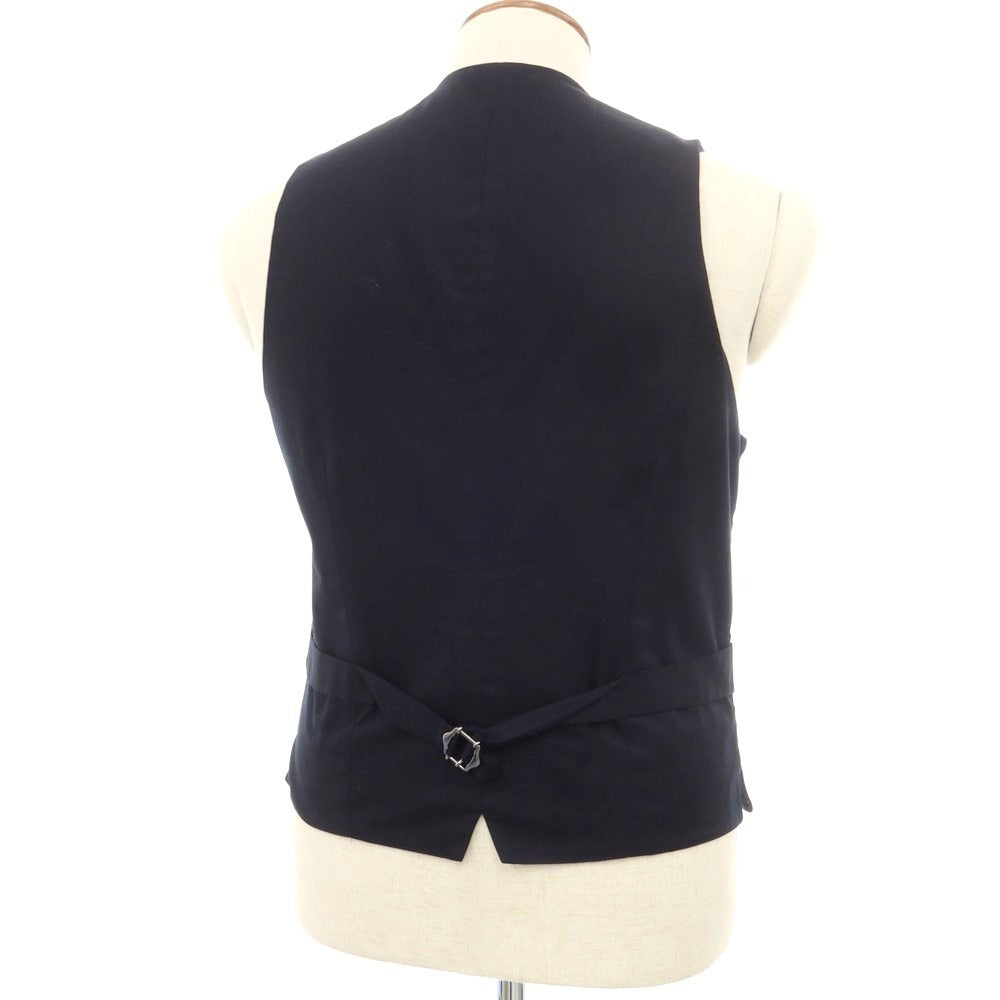 [Used] LARDINI wool vest dress gilet beige x dark brown x navy [size 46] [GRY] [A/W] [Condition rank B] [Men&