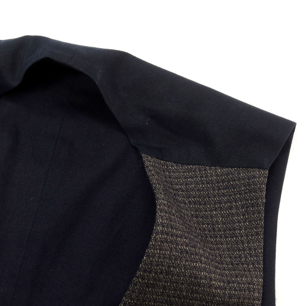 [Used] LARDINI wool vest dress gilet beige x dark brown x navy [size 46] [GRY] [A/W] [Condition rank B] [Men&