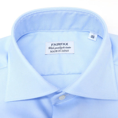 【中古】【未使用】フェアファクス FAIRFAX コットン ワイドカラー ドレスシャツ ライトブルー【サイズ39】【BLU】【S/S/A/W】【状態ランクS】【メンズ】