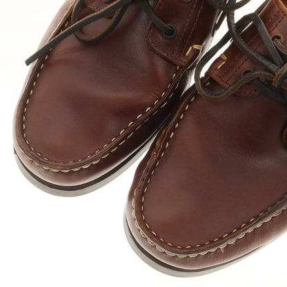 【中古】パラブーツ Paraboot BARTH オイルレザー デッキシューズ ブラウン【 9 】【 状態ランクB 】【 メンズ 】