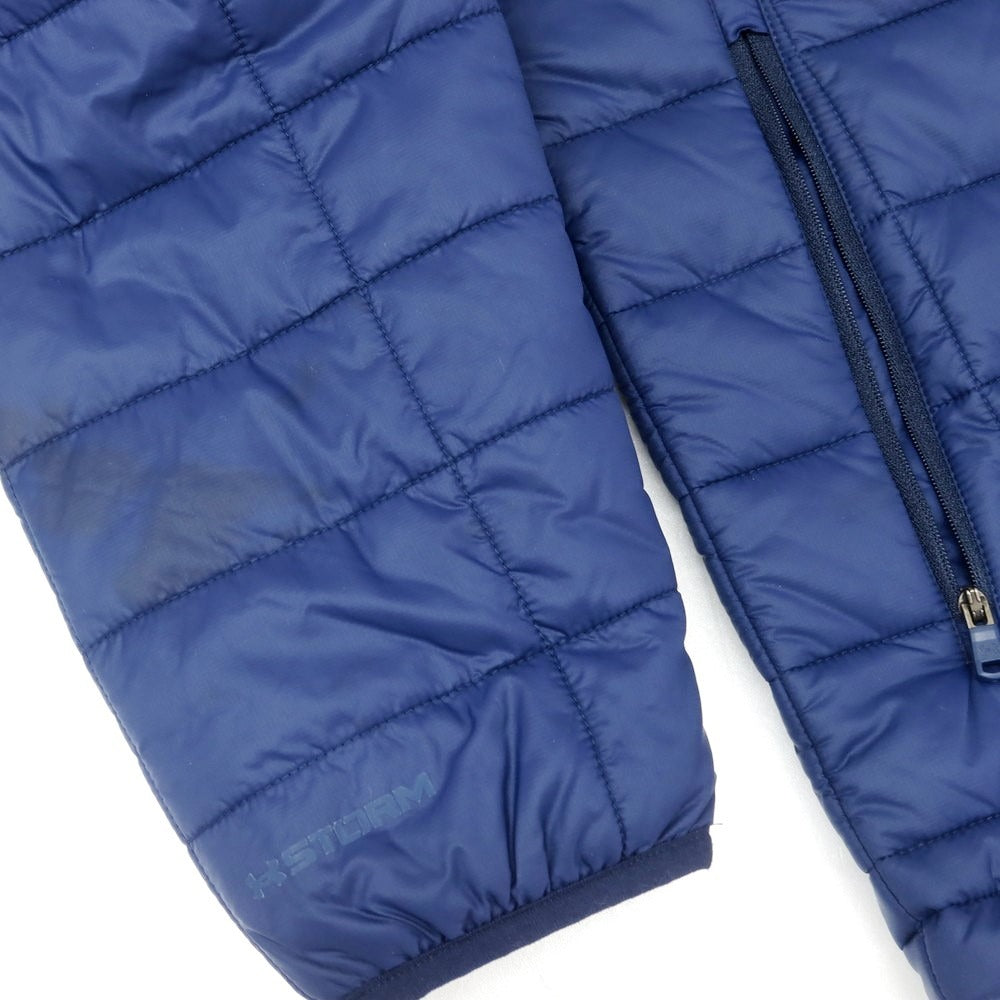【中古】アンダーアーマー UNDER ARMOUR ナイロン 中綿 フーデッド キルティングブルゾン ネイビー【サイズXL】【 状態ランクC 】【 メンズ 】 [EPD]