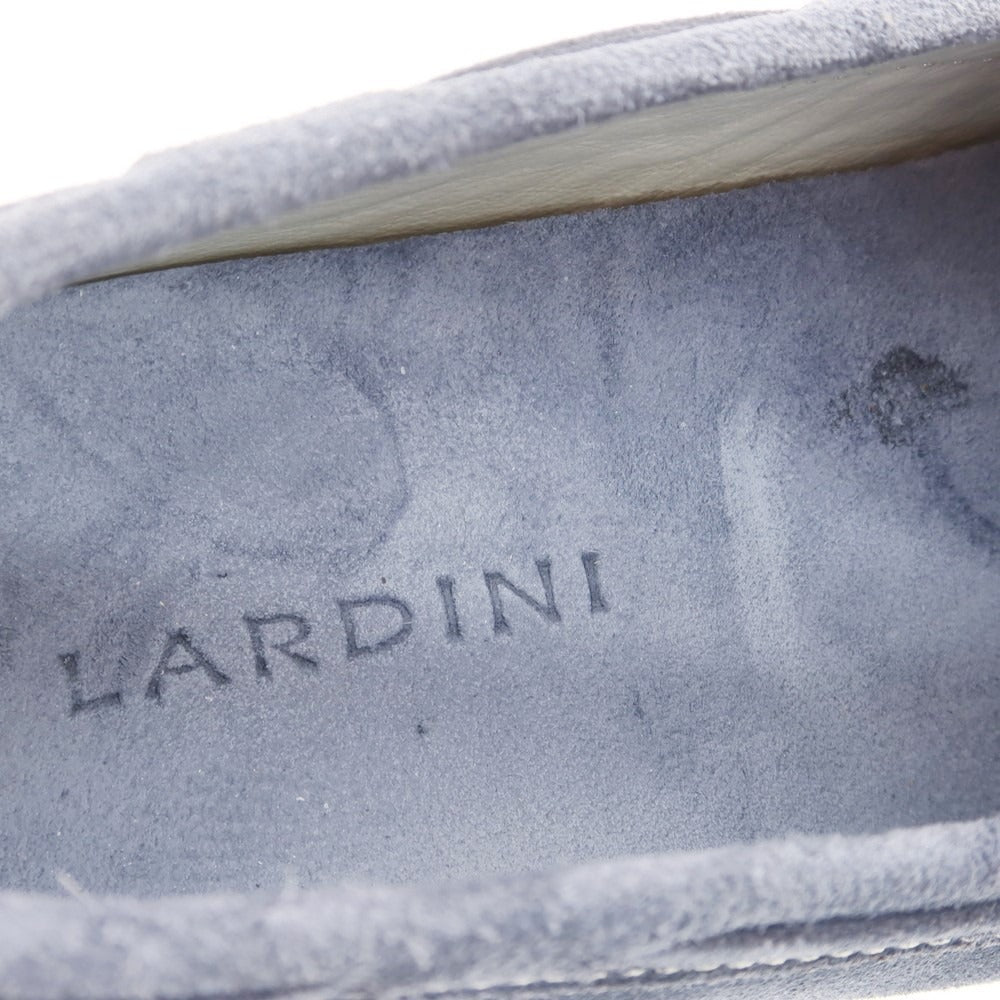 【中古】ラルディーニ LARDINI スエード ドライビングシューズ グレイッシュブルー【 6 】【 状態ランクC 】【 メンズ 】