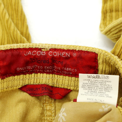 【中古】ヤコブコーエン JACOB COHEN コットン コーデュロイパンツ イエロー【サイズ29】【YEL】【A/W】【状態ランクC】【メンズ】