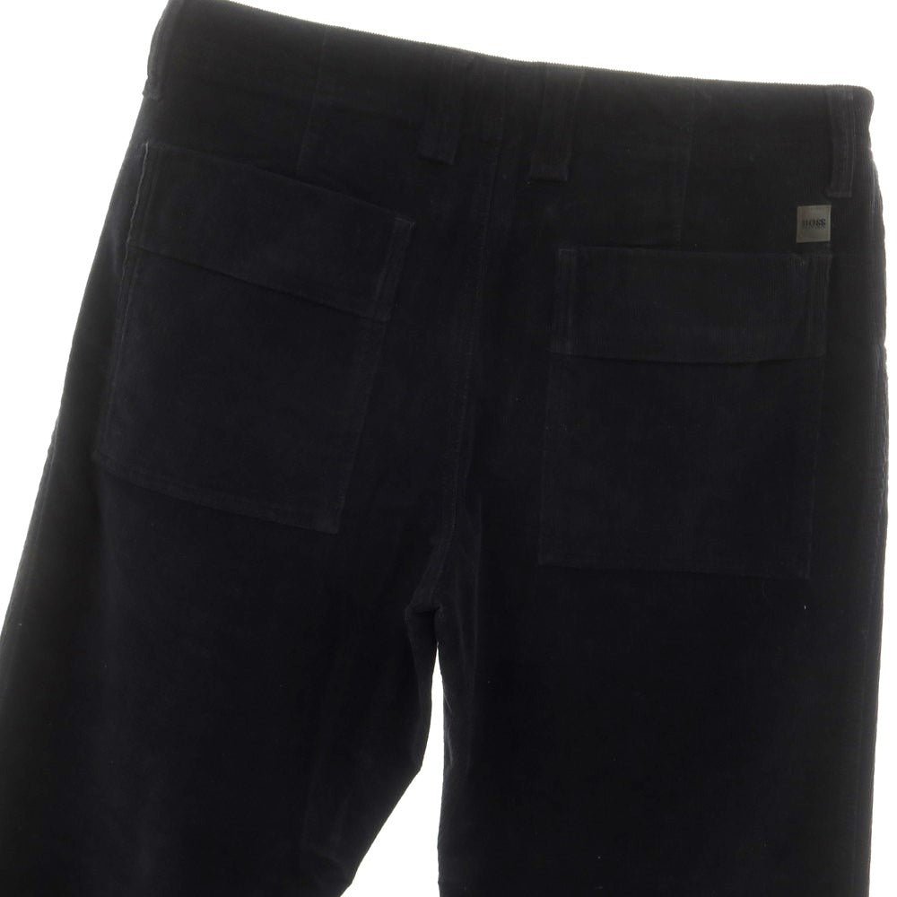 [Used] HUGO BOSS Stretch Cotton Corduroy Pants Black [Size 46] [BLK] [A/W] [Condition Rank B] [Men&