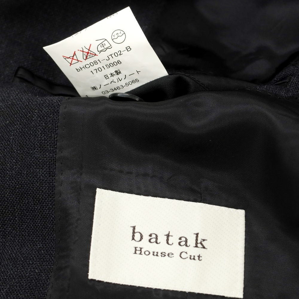 【中古】バタクハウスカット batak house cut ウール 2つボタンスーツ チャコール【 36 】【 状態ランクB 】【 メンズ 】