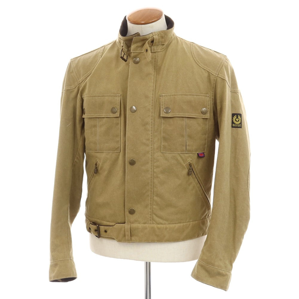 【中古】ベルスタッフ BELSTAFF オイルドコットン スタンドカラー ワークジャケット ベージュ【 M 】【 状態ランクC 】【 メンズ 】
[APD]