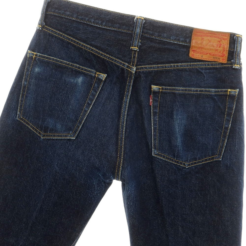 【中古】サムライ ジーンズ SAMURAI JEANS コットン ジーンズ デニムパンツ ネイビー【 32 】【 状態ランクC 】【 メンズ 】