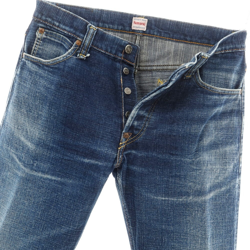 【中古】サムライ ジーンズ SAMURAI JEANS コットン ジーンズ デニムパンツ ブルー【 32 】【 状態ランクC 】【 メンズ 】