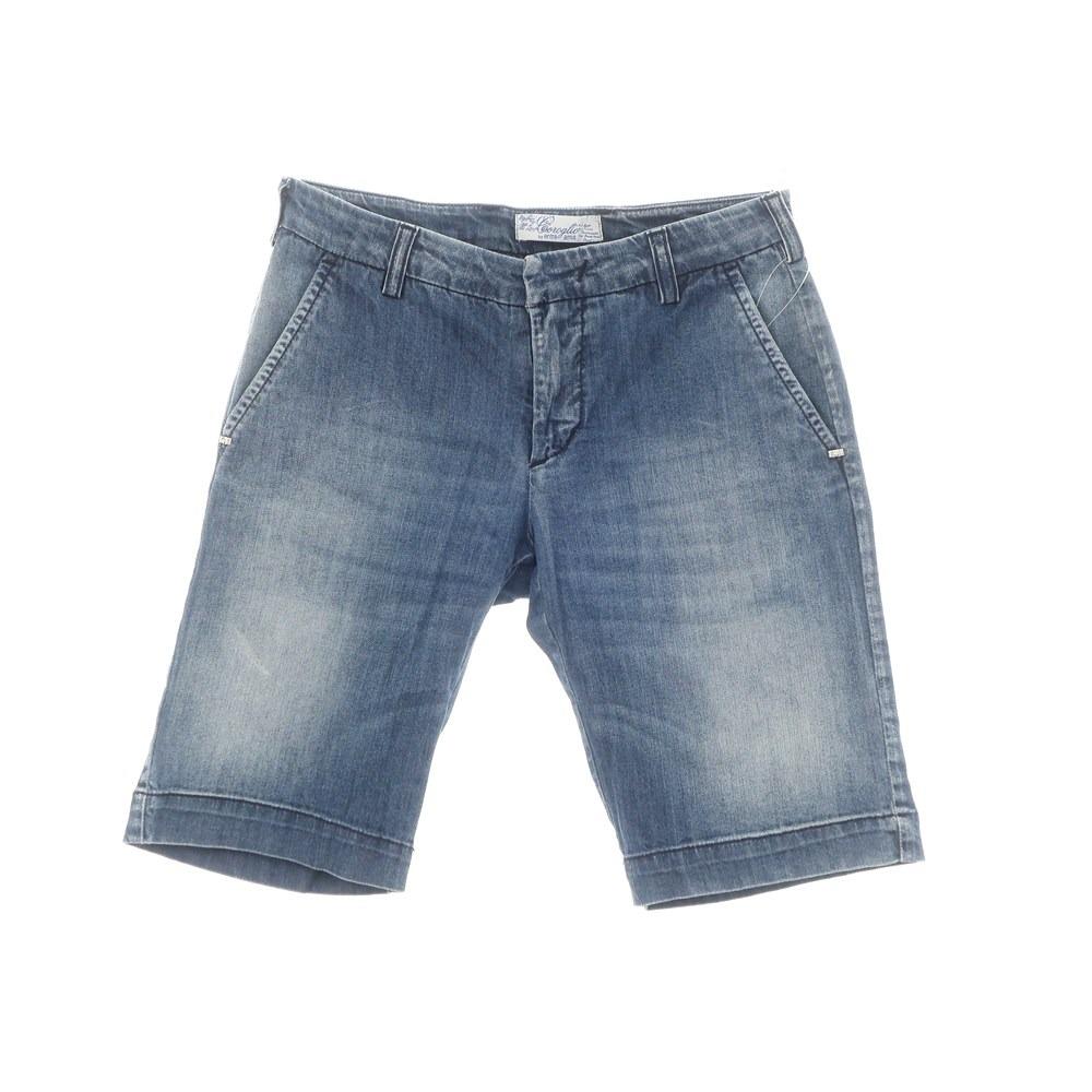 【中古】アントレアミ ENTRE AMIS ストレッチデニム ショートパンツ ブルー【 29 】【 状態ランクC 】【 メンズ 】