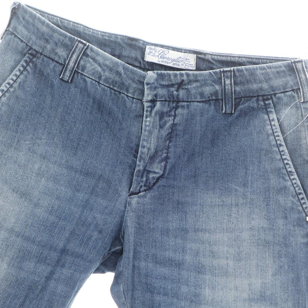 【中古】アントレアミ ENTRE AMIS ストレッチデニム ショートパンツ ブルー【 29 】【 状態ランクC 】【 メンズ 】