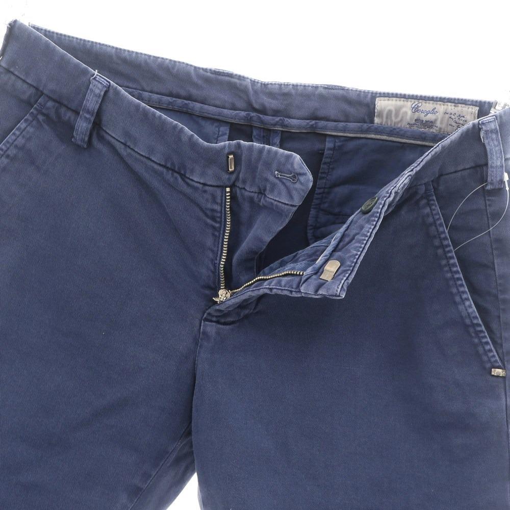 【中古】アントレアミ ENTRE AMIS ストレッチコットン ショートパンツ ライトネイビー【 30 】【 状態ランクB 】【 メンズ 】