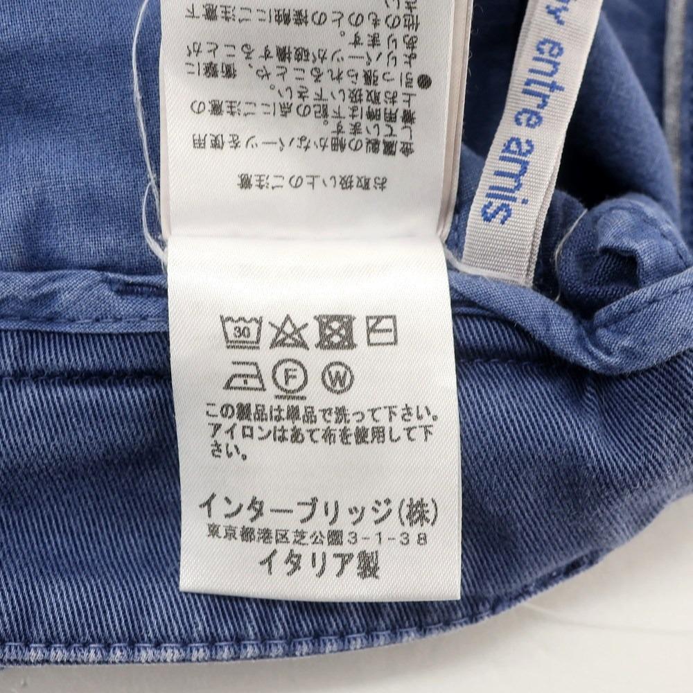 【中古】アントレアミ ENTRE AMIS ストレッチコットン ショートパンツ ライトネイビー【 30 】【 状態ランクB 】【 メンズ 】