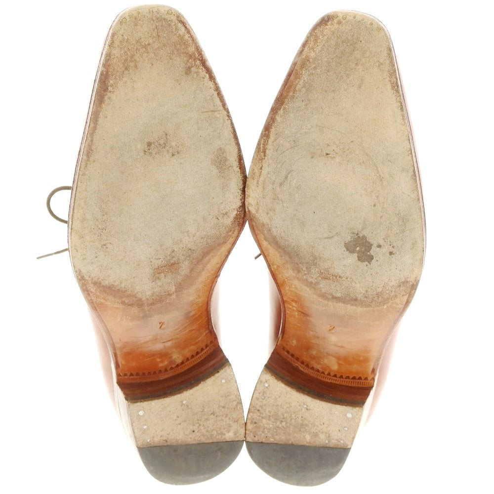 【中古】メルミン MEERMIN カーフ ドレスシューズ ブラウン【サイズ7】【 状態ランクB 】【 メンズ 】[EPD]
