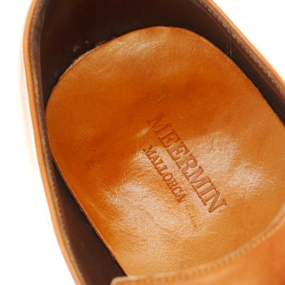 【中古】メルミン MEERMIN カーフ ドレスシューズ ブラウン【サイズ7】【 状態ランクB 】【 メンズ 】[EPD]