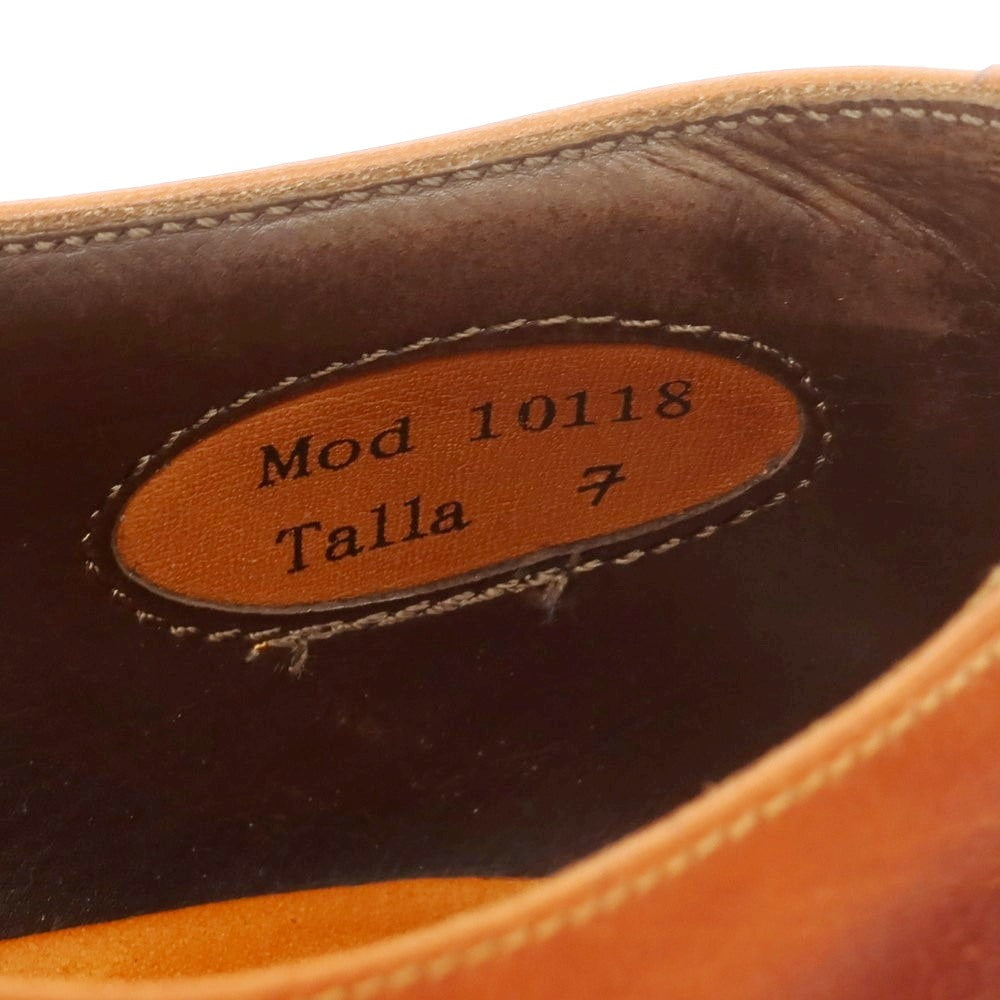 【中古】メルミン MEERMIN カーフ ドレスシューズ ブラウン【サイズ7】【 状態ランクB 】【 メンズ 】[EPD]