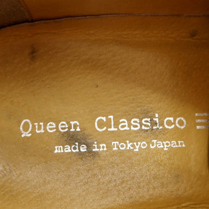 【中古】クインクラシコ Queen Classico パテントレザー ドレスシューズ ダークネイビー【 40 】【 状態ランクC 】【 メンズ 】