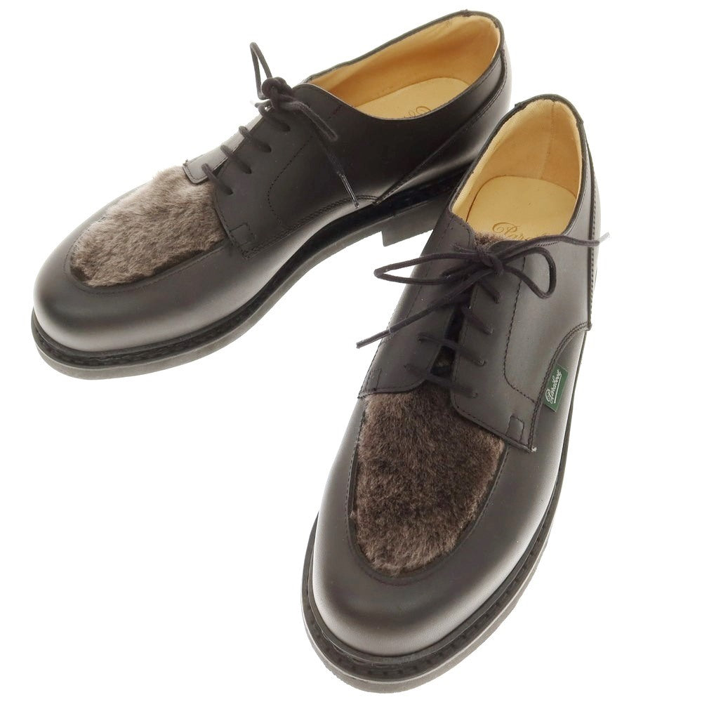 【中古】【未使用】パラブーツ Paraboot JOURNAL STANDARD別注 CHAMBORD MOUTON ドレスシューズ ブラック【 8F 】【 状態ランクS 】【 メンズ 】