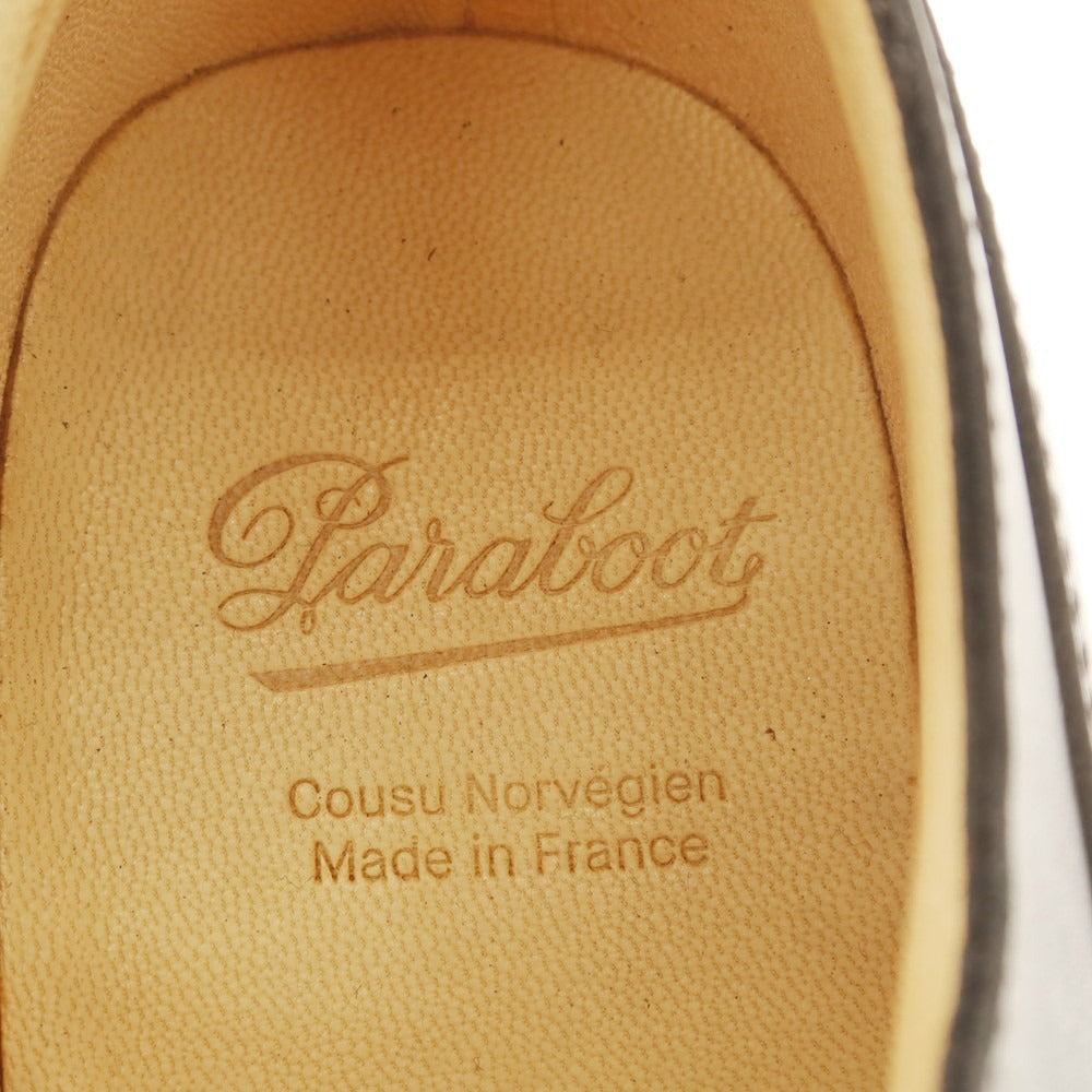 【中古】【未使用】パラブーツ Paraboot JOURNAL STANDARD別注 CHAMBORD MOUTON ドレスシューズ ブラック【 8F 】【 状態ランクS 】【 メンズ 】