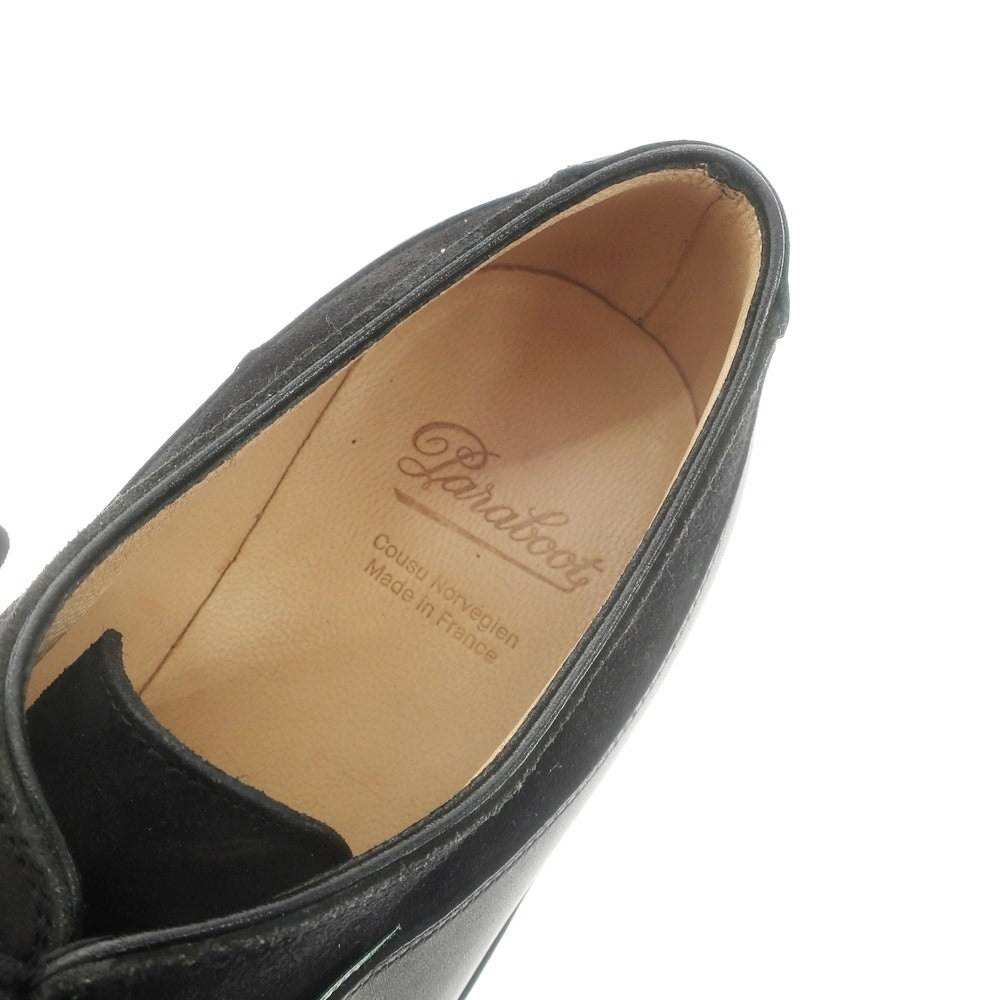 【中古】【未使用】パラブーツ Paraboot AVIGNON コンビ スプリットトゥ ドレスシューズ ブラック【 7 1/2 】【 状態ランクS 】【 メンズ 】