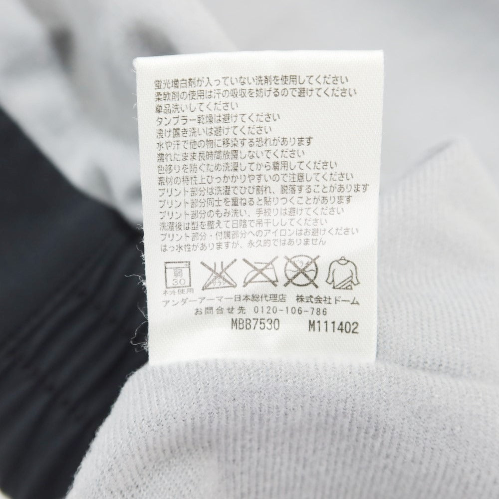 【中古】アンダーアーマー UNDER ARMOUR ポリエステル ジップアップ トラックジャケット ブルゾン ブラック【 XXL 】【 状態ランクC 】【 メンズ 】