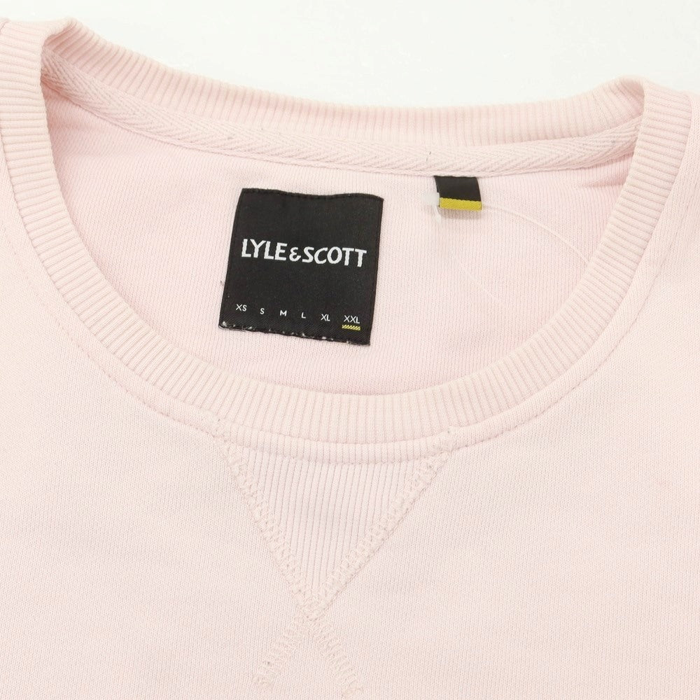 【中古】ライルアンドスコット LYLE&amp;SCOTT コットン クルーネック スウェット ライトピンク【サイズXXL】【 状態ランクC 】【 メンズ 】 [EPD]