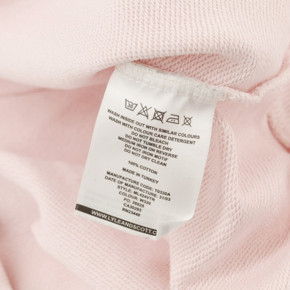 【中古】ライルアンドスコット LYLE&amp;SCOTT コットン クルーネック スウェット ライトピンク【サイズXXL】【 状態ランクC 】【 メンズ 】 [EPD]