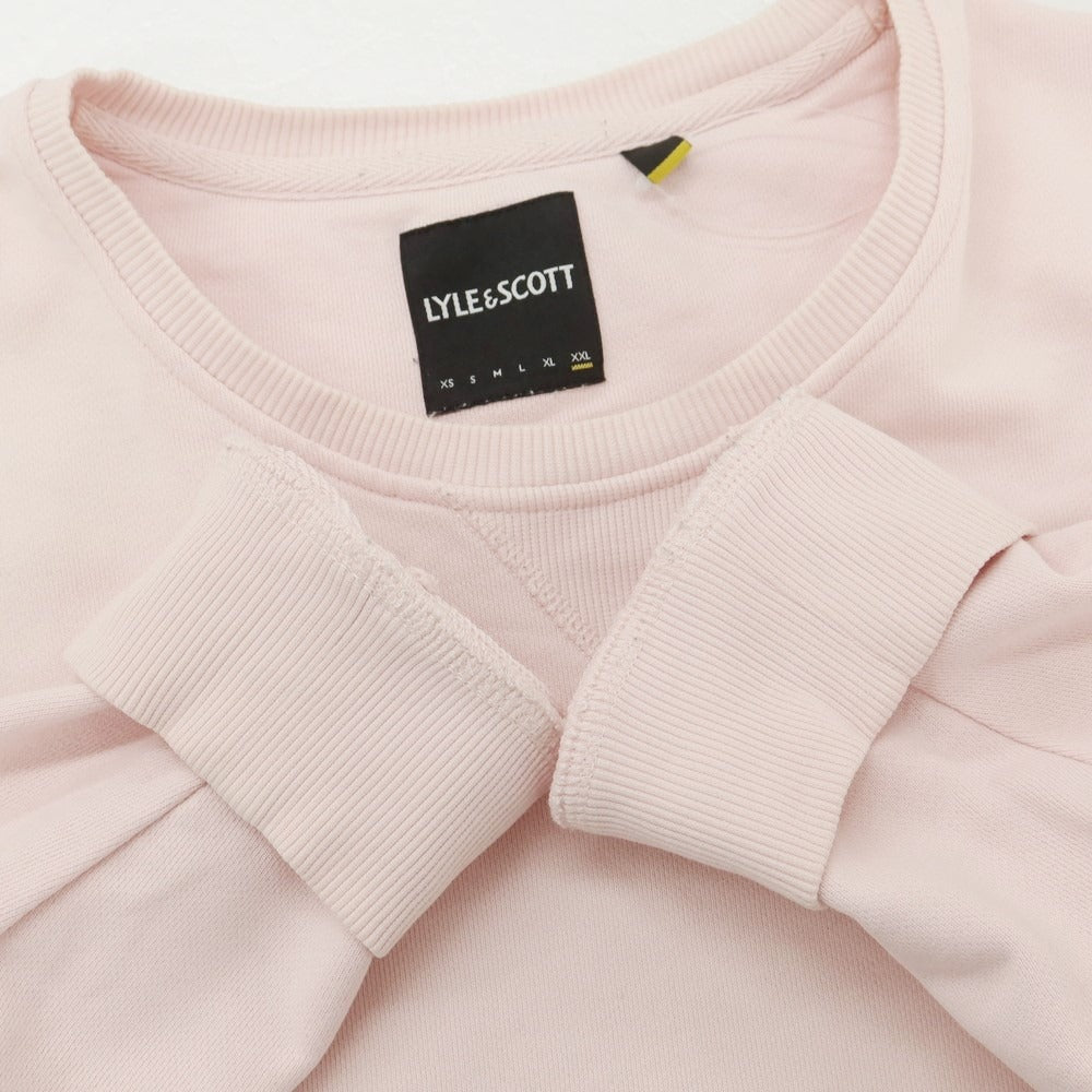 【中古】ライルアンドスコット LYLE&amp;SCOTT コットン クルーネック スウェット ライトピンク【サイズXXL】【 状態ランクC 】【 メンズ 】 [EPD]