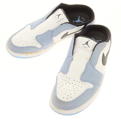 【中古】ナイキ NIKE Air Jordan 1 Mule Golf レザー サンダル ミュール ライトブルーxホワイト【 29cm 】【 状態ランクC 】【 メンズ 】