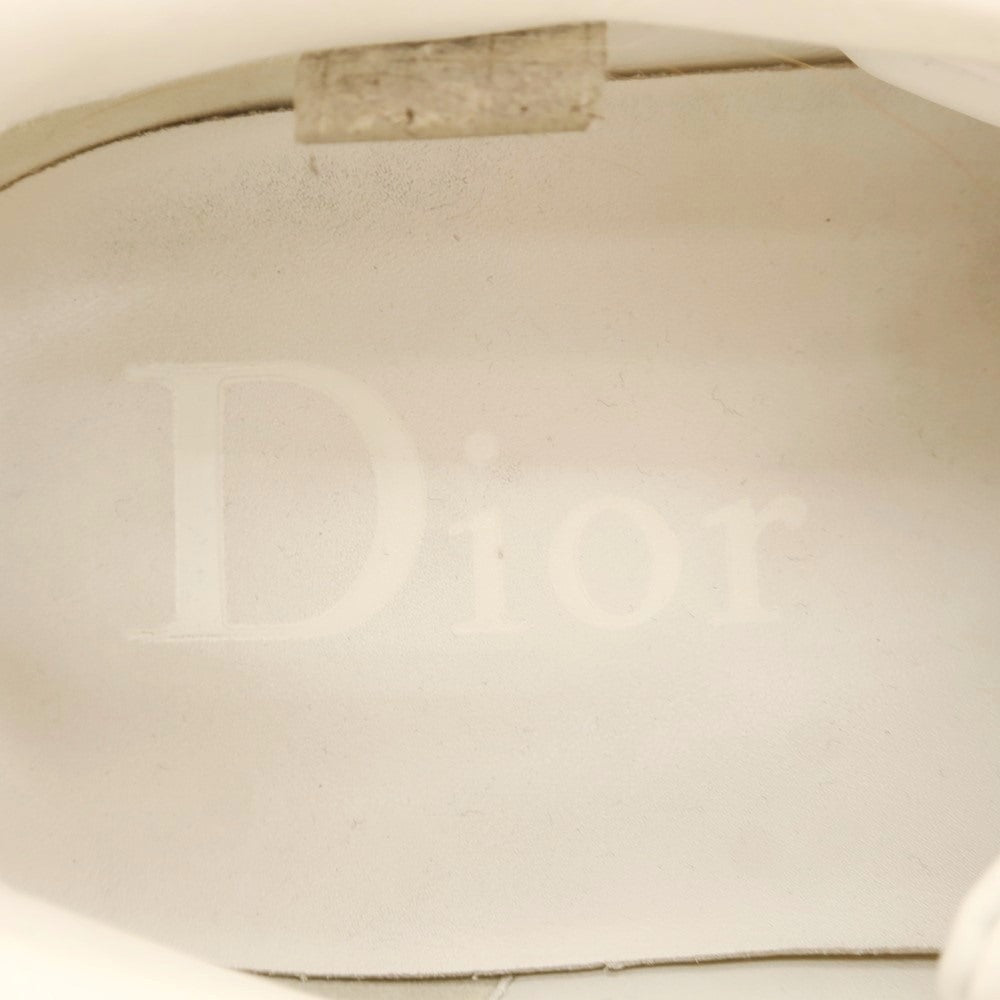 【中古】ディオールオム Dior Homme レザー ローカット スニーカー ホワイトxネイビー【 44 】【 状態ランクB 】【 メンズ 】