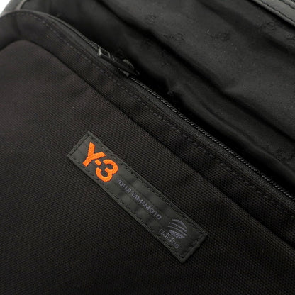 【中古】ワイスリー Y-3 ナイロン系 レザー ハンドバッグ ブラックxホワイト【 状態ランクC 】【 メンズ 】