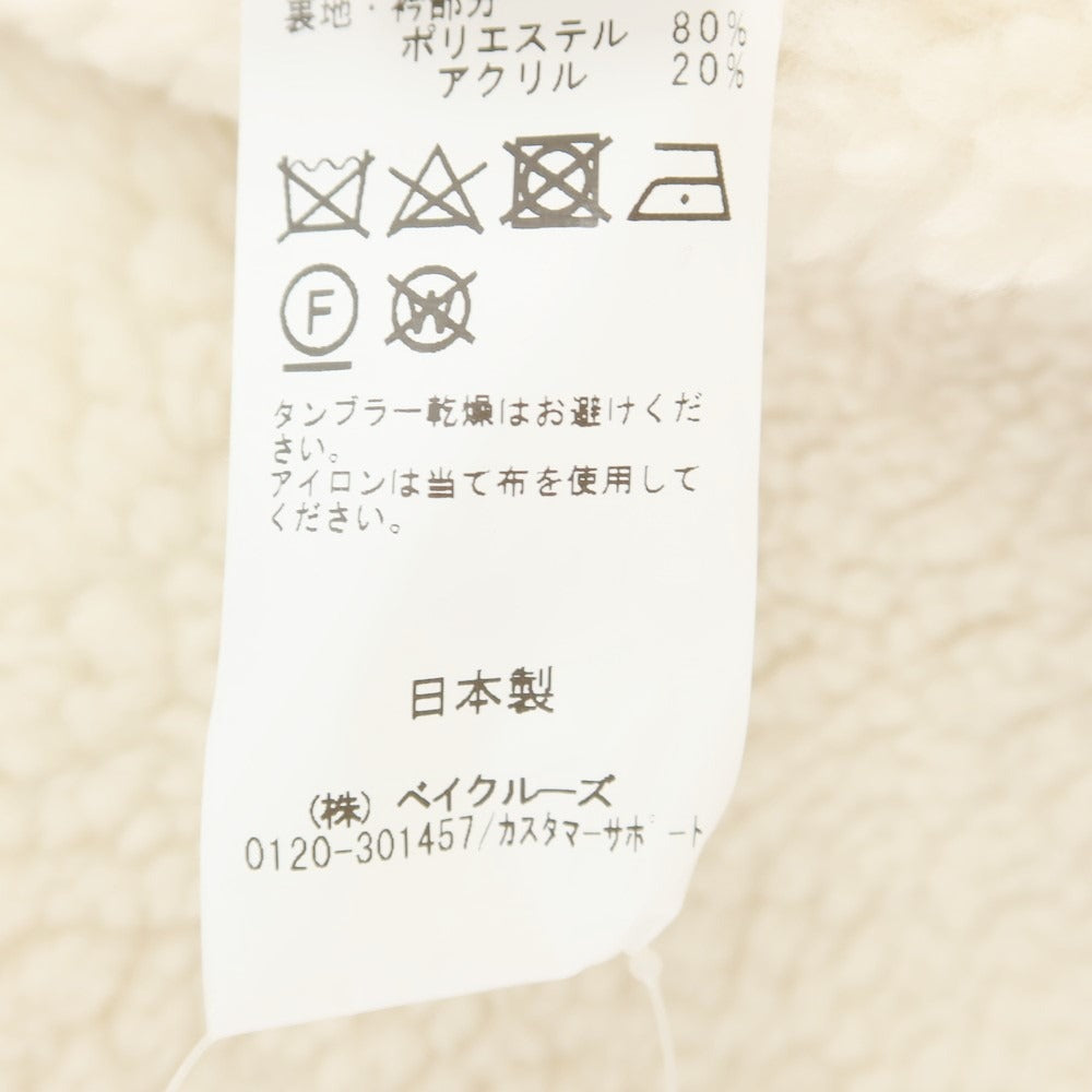 【中古】リパーパス RE-PURPOSE 2024年秋冬 フェイクスエード ボアブルゾン ライトグレー【サイズL】【 状態ランクB 】【 メンズ 】 [EPD]