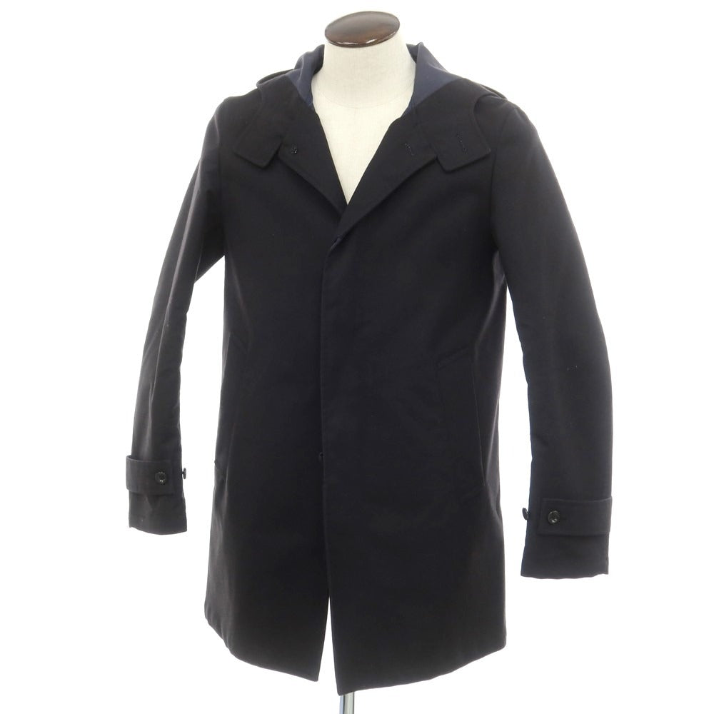 【中古】ジャーナルスタンダード レリューム JOURNAL STANDARD relume ウール フーデッドコート ブラック【サイズL】【 状態ランクB 】【 メンズ 】 [EPD]