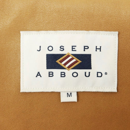 【中古】ジョセフアブード JOSEPH ABBOUD シープレザー ジップ＆ボタン レザーブルゾン ライトブラウン【 M 】【 状態ランクB 】【 メンズ 】
[APD]