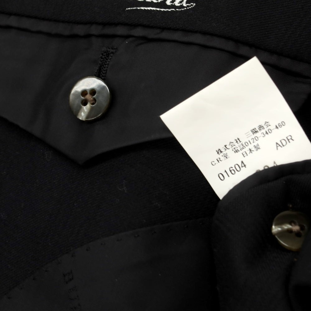 【中古】バーバリーロンドン BURBERRY LONDON SUPER120’S ウール チェック 2B テーラードジャケット ブラック【サイズL】【 状態ランクC 】【 メンズ 】 [EPD]