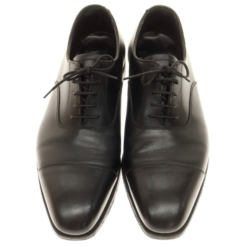 【中古】クロケットアンドジョーンズ CROCKETT&amp;JONES ハンドグレード AUDLEY ストレートチップ ドレスシューズ ブラック【 8E 】【 状態ランクB 】【 メンズ 】