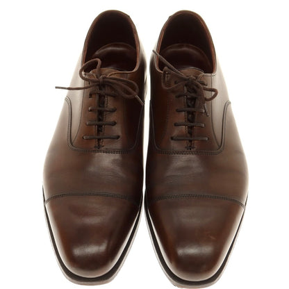 【中古】クロケットアンドジョーンズ CROCKETT&amp;JONES ハンドグレード AUDLEY ストレートチップ  ドレスシューズ ブラウン【 8E 】【 状態ランクB 】【 メンズ 】