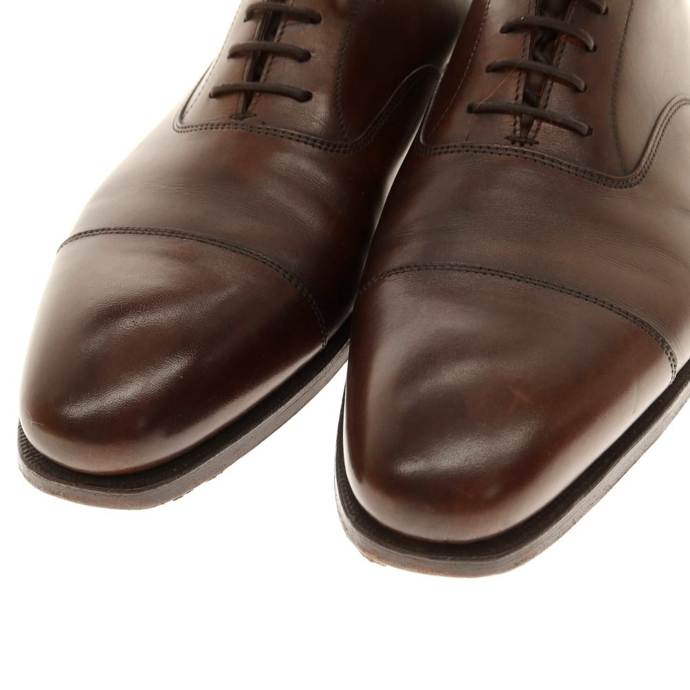 【中古】クロケットアンドジョーンズ CROCKETT&amp;JONES ハンドグレード AUDLEY ストレートチップ  ドレスシューズ ブラウン【 8E 】【 状態ランクB 】【 メンズ 】