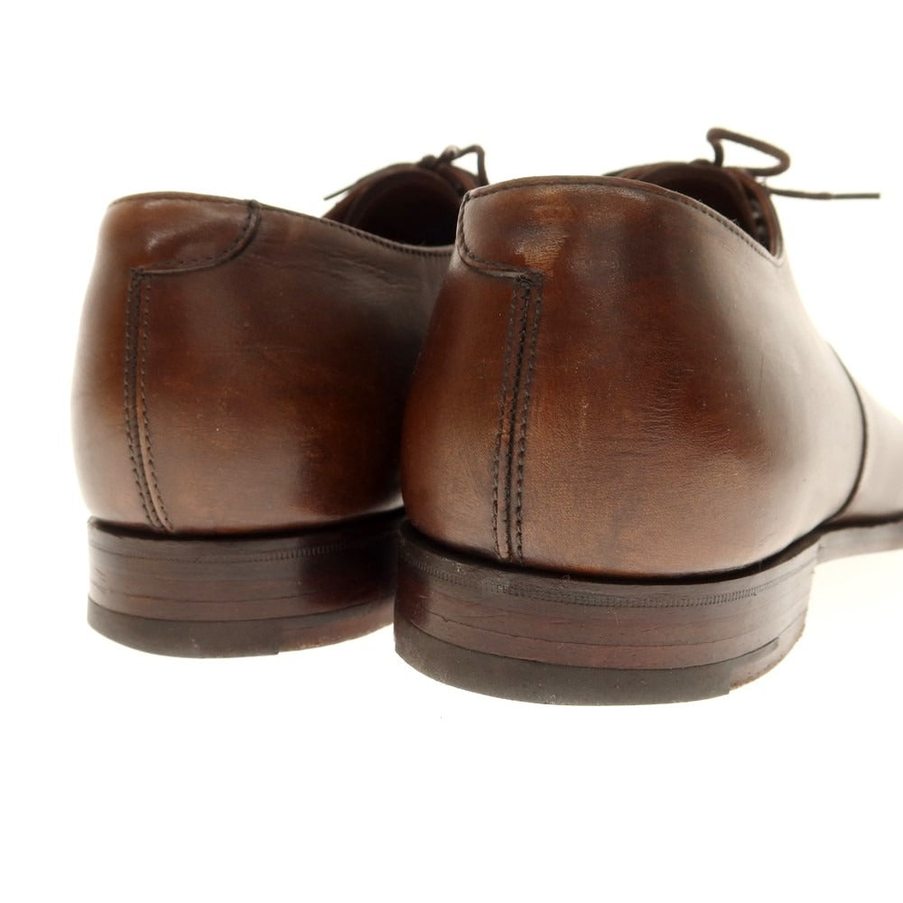 【中古】クロケットアンドジョーンズ CROCKETT&amp;JONES ハンドグレード AUDLEY ストレートチップ  ドレスシューズ ブラウン【 8E 】【 状態ランクB 】【 メンズ 】