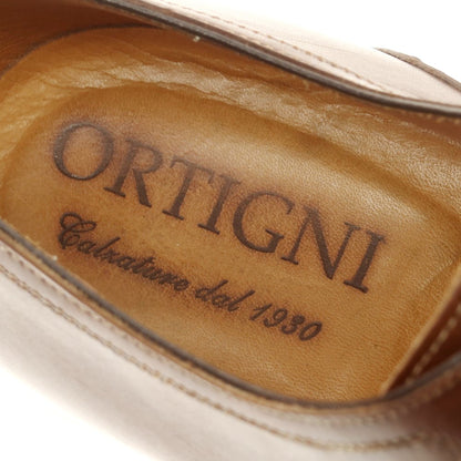 【中古】オルティーニ ORTIGNI ストレートチップ ドレスシューズ ブラウン【 41 】【 状態ランクB 】【 メンズ 】